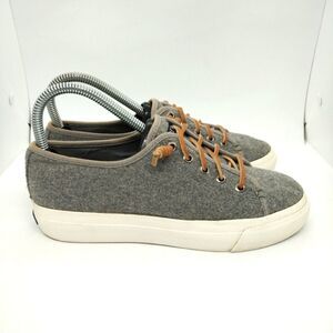 Sperry Top Sider‎ Cliffside Wool Platform Sneakers Shoes Women's Size 6.5 Grey